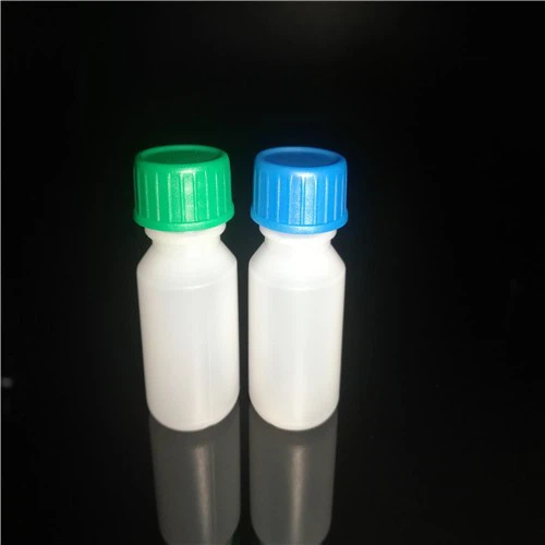 Round plastic cap for dropper bottle